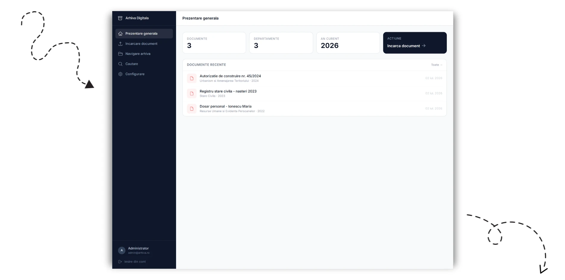 Arhiva Digitală - platformă web