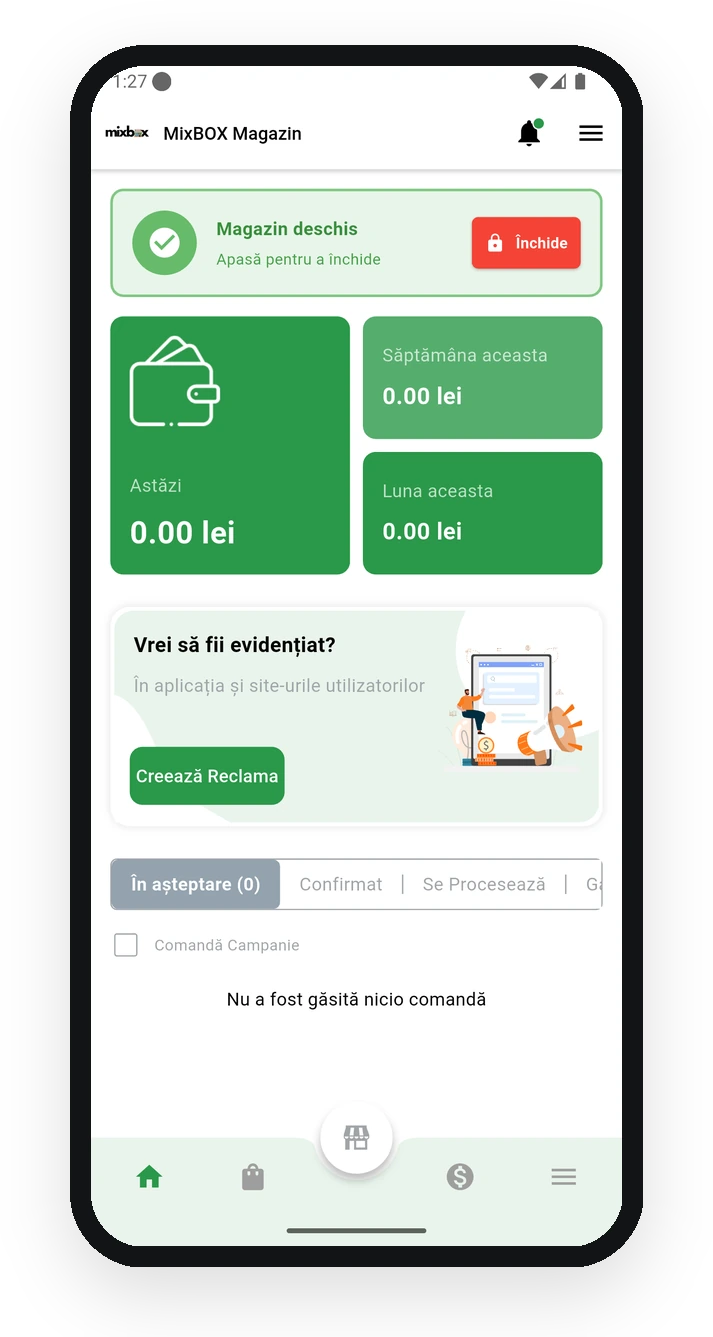 MixBOX Store App - Orders