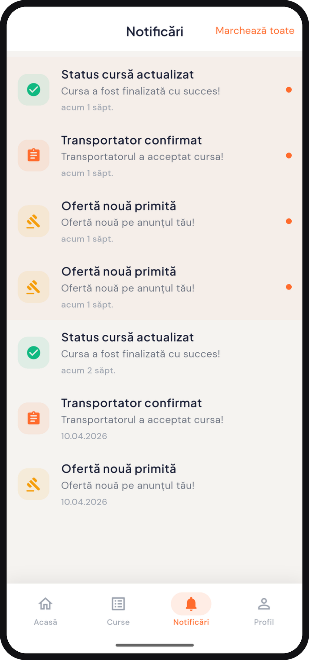 TR24 - Notifications